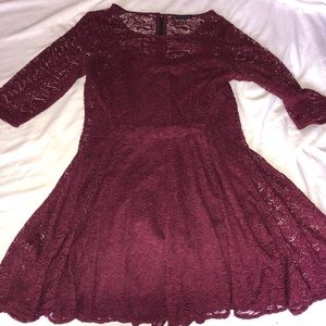 Cranberry/Maroon cocktail dress!